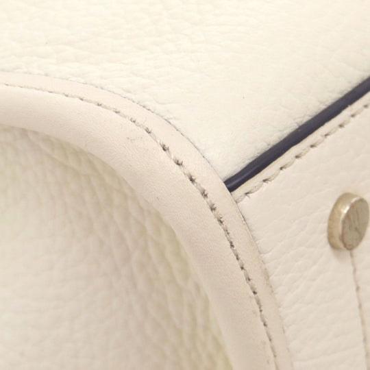 Kate Spade Handbag leather white 2WAY Women Used Authentic
