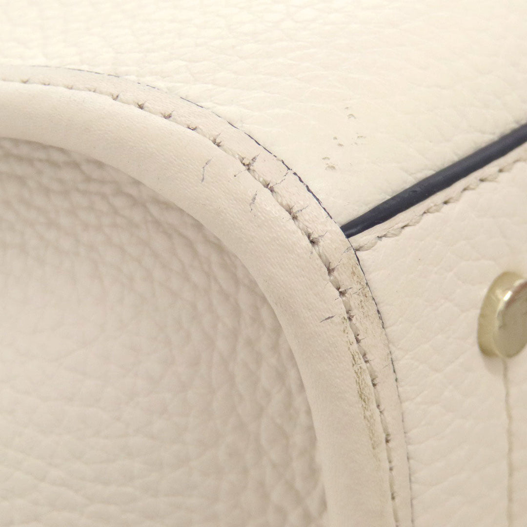 Kate Spade Handbag leather white 2WAY Women Used Authentic
