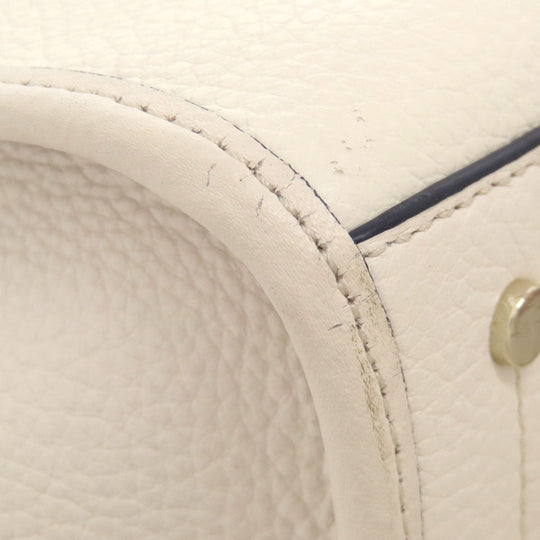 Kate Spade Handbag leather white 2WAY Women Used Authentic