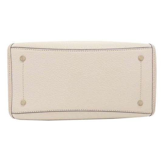 Kate Spade Handbag leather white 2WAY Women Used Authentic