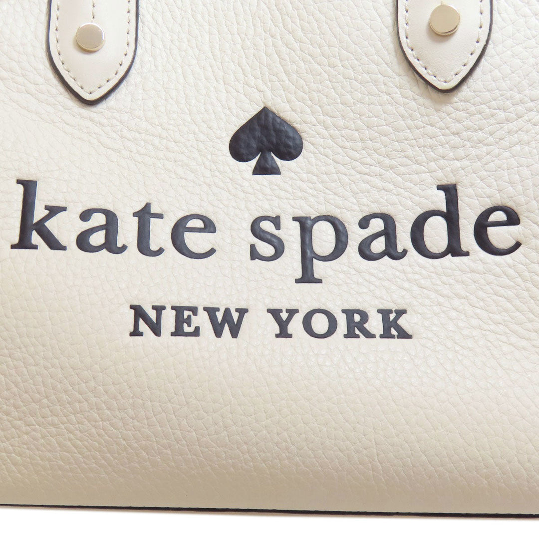 Kate Spade Handbag leather white 2WAY Women Used Authentic