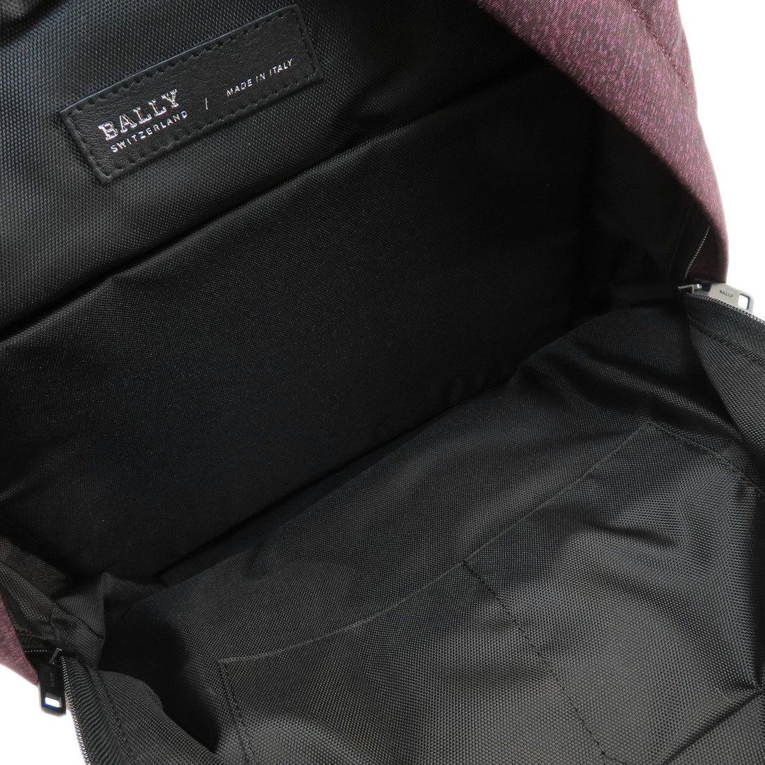 BALLY Backpack Nylon purple Barry Stripe mens(Unisex) Used Authentic
