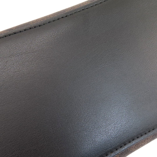 COACH Handbag F67026 PVC Brown Signature 2WAY Women Used Authentic