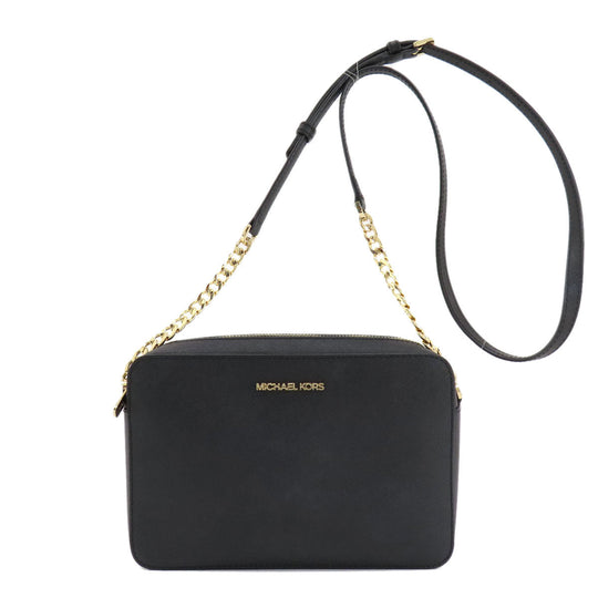 MICHAEL KORS Shoulder Bag PVC black logo Women Used Authentic