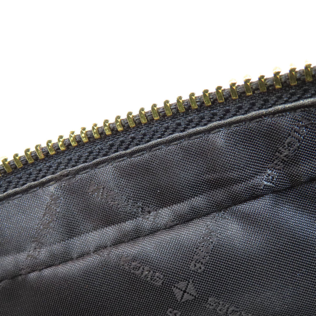 MICHAEL KORS Shoulder Bag PVC black logo Women Used Authentic