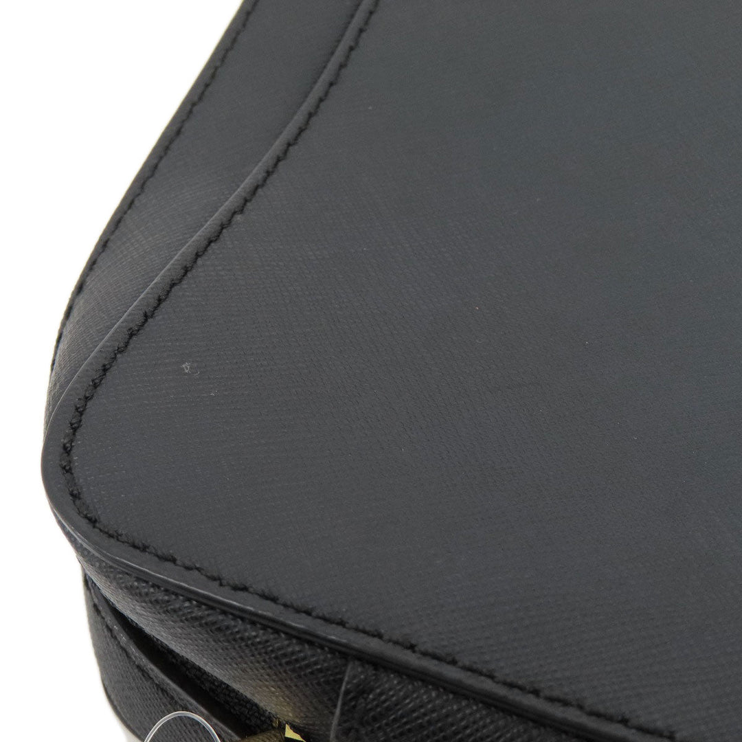 MICHAEL KORS Shoulder Bag PVC black logo Women Used Authentic