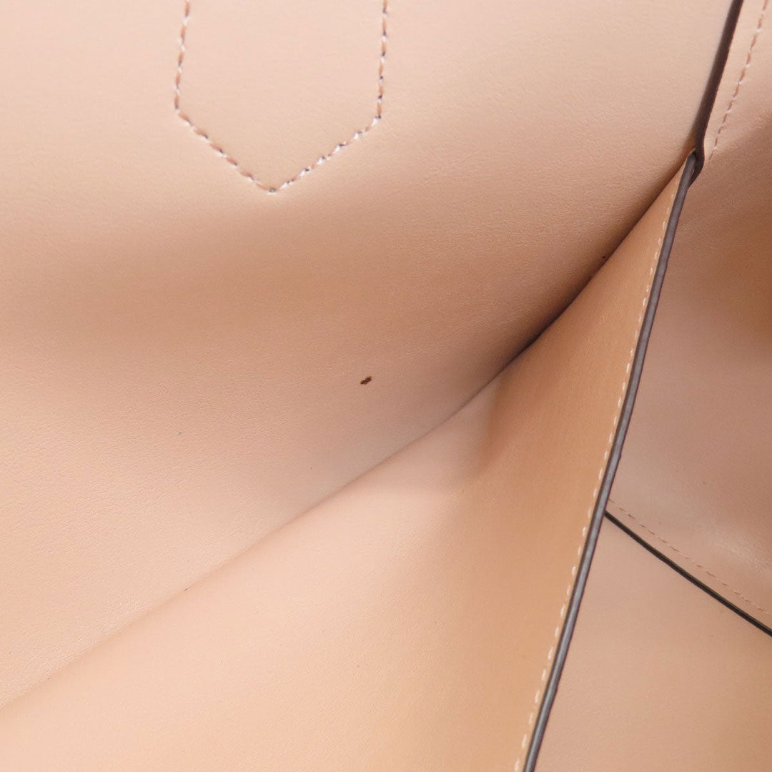 MICHAEL KORS Handbag leather Light green 2WAY Women Used Authentic