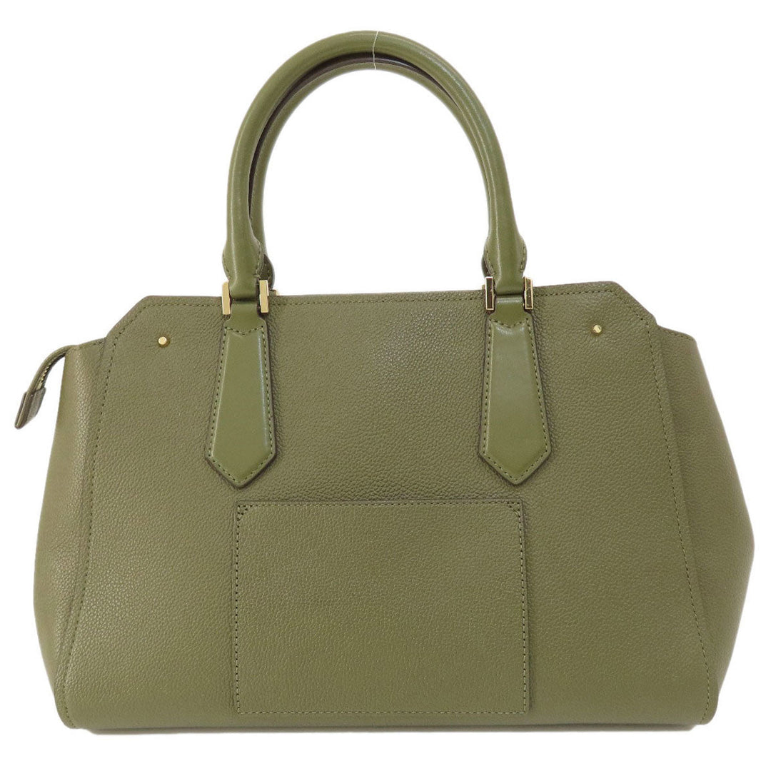 MICHAEL KORS Handbag leather Light green 2WAY Women Used Authentic
