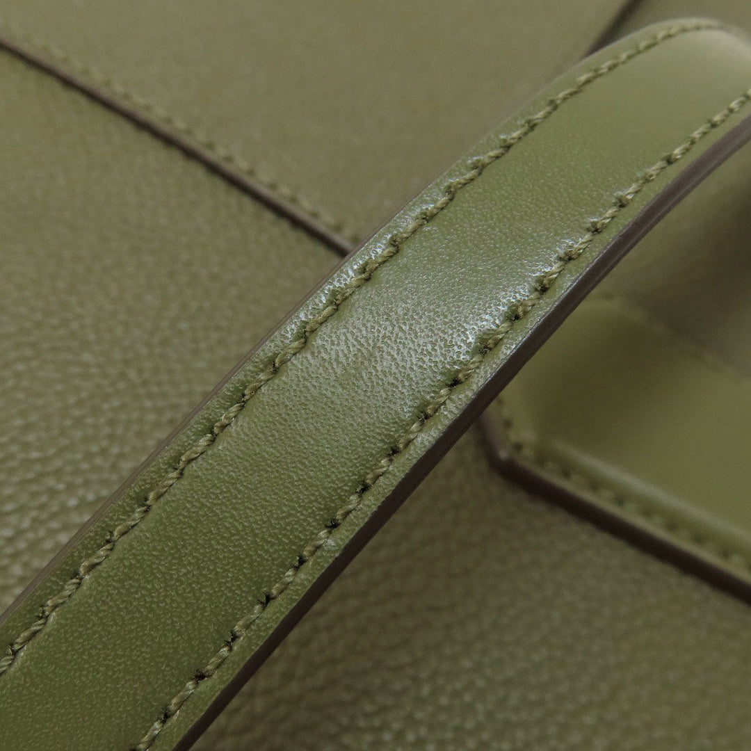 MICHAEL KORS Handbag leather Light green 2WAY Women Used Authentic