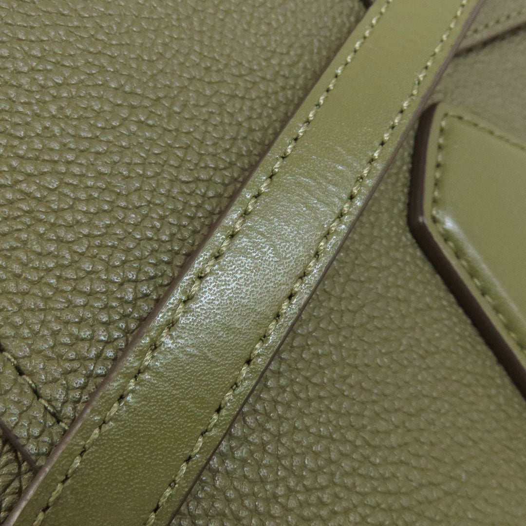 MICHAEL KORS Handbag leather Light green 2WAY Women Used Authentic