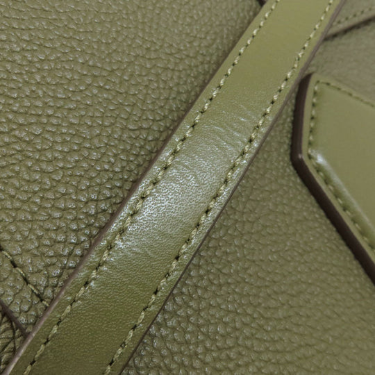 MICHAEL KORS Handbag leather Light green 2WAY Women Used Authentic