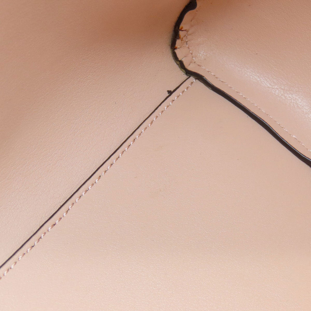 MICHAEL KORS Handbag leather Light green 2WAY Women Used Authentic