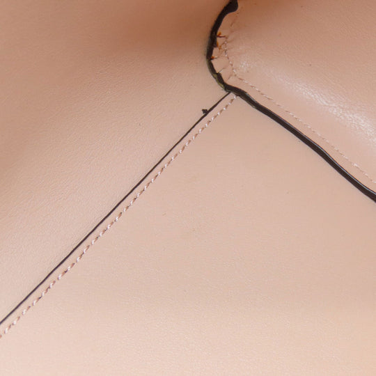 MICHAEL KORS Handbag leather Light green 2WAY Women Used Authentic