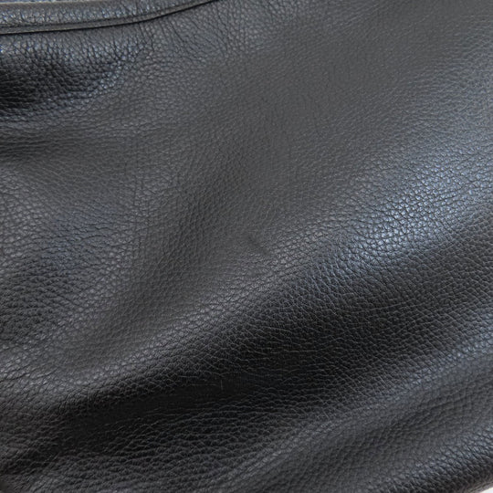 COACH Shoulder Bag 36536 leather black logo Women Used Authentic