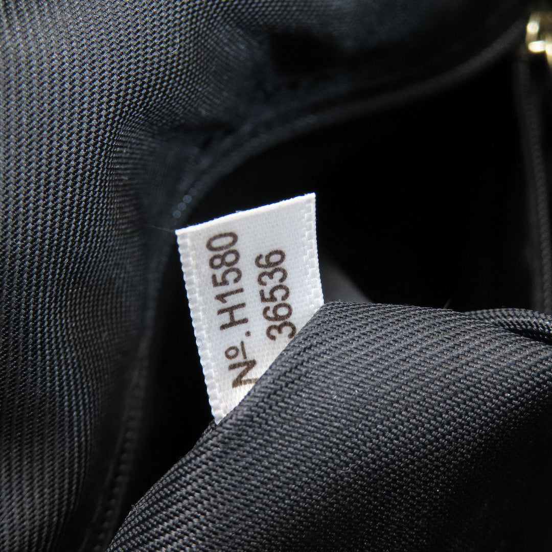 COACH Shoulder Bag 36536 leather black logo Women Used Authentic