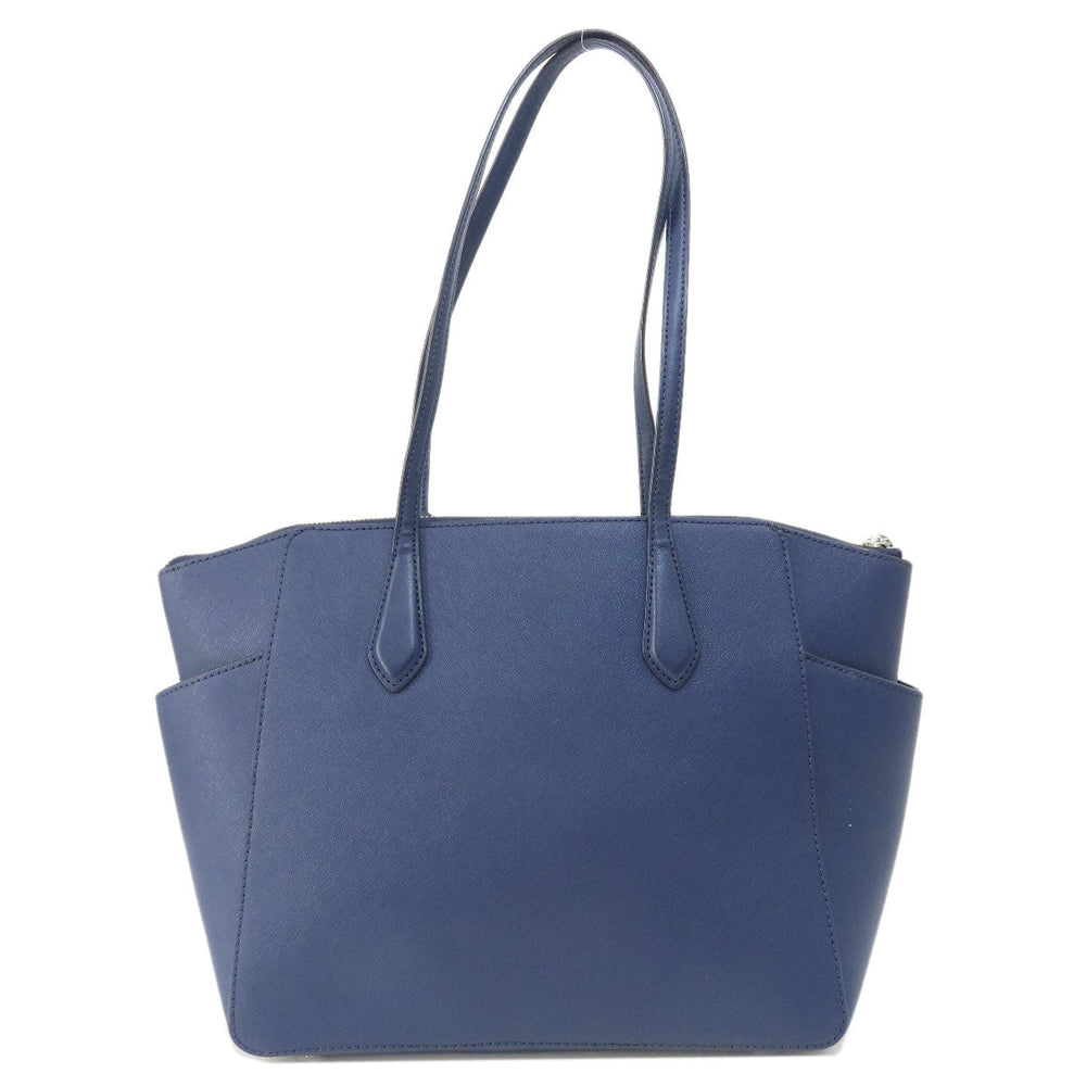 MICHAEL KORS Tote Bag leather Navy logo