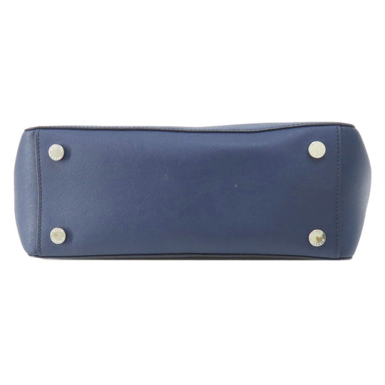 MICHAEL KORS Tote Bag leather Navy logo