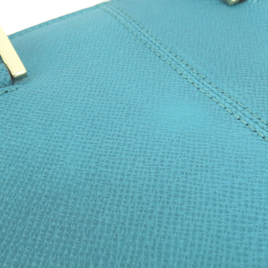 COLE HAAN Handbag PVC blue 2WAY Women Used Authentic