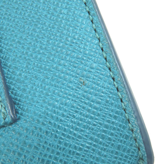COLE HAAN Handbag PVC blue 2WAY Women Used Authentic