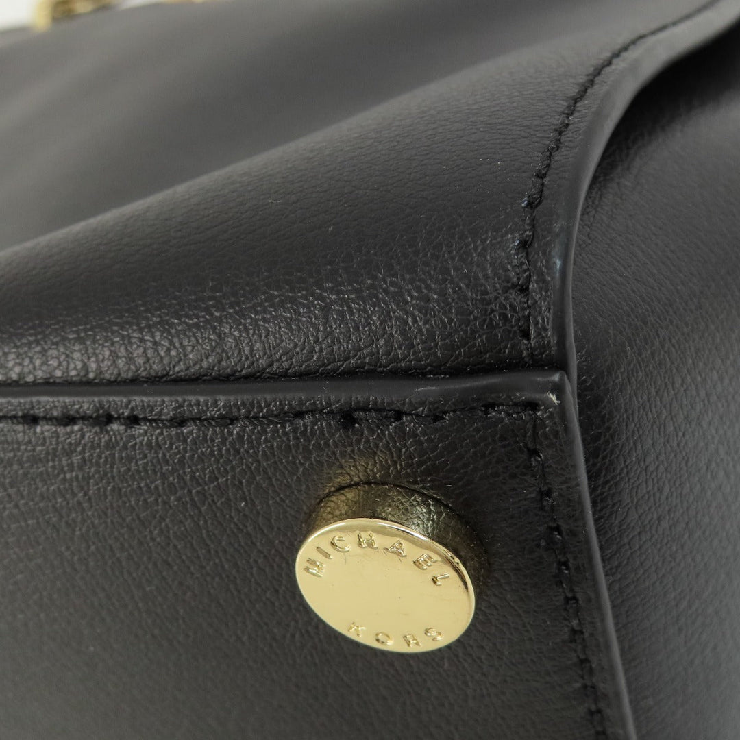 MICHAEL KORS Handbag leather black 2WAY