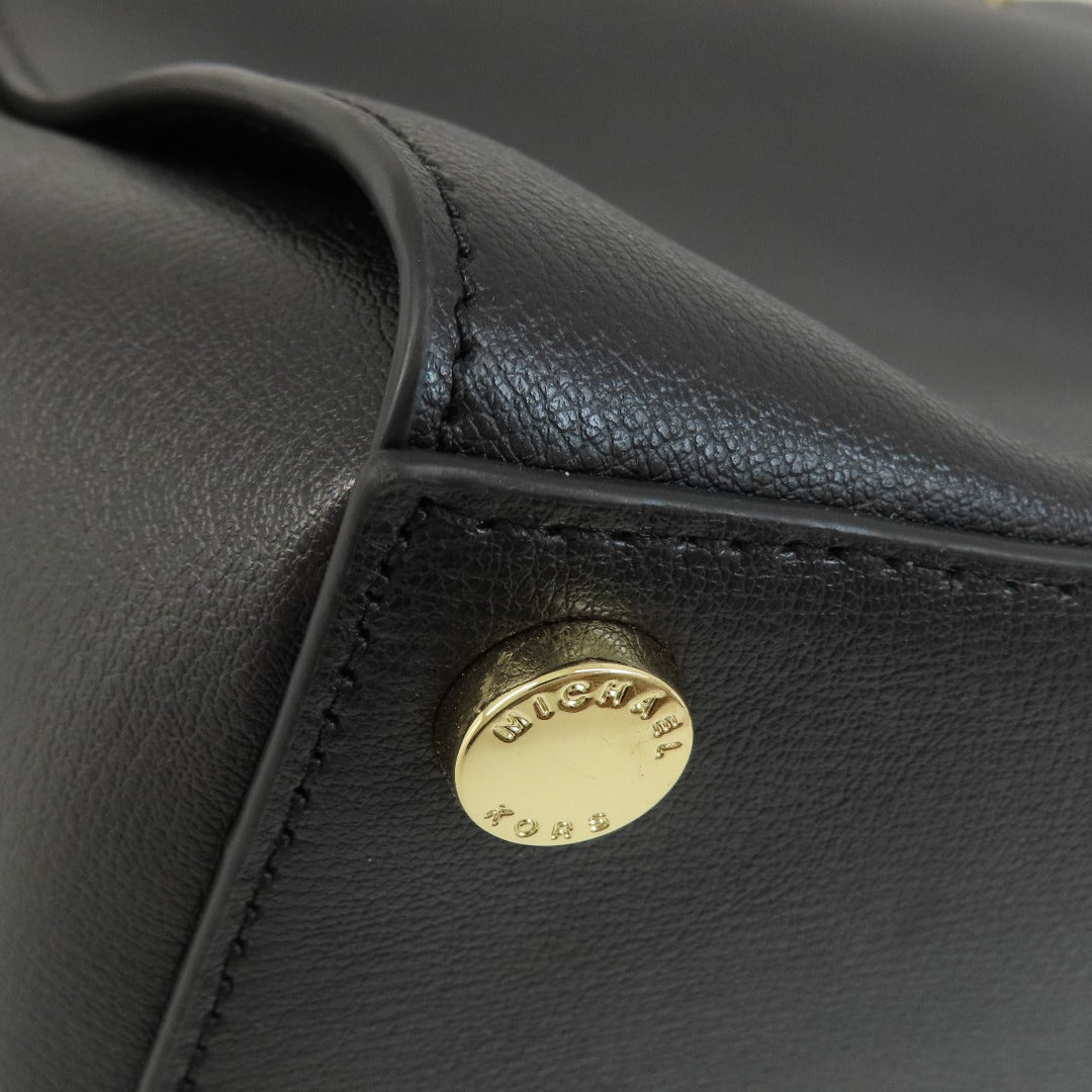 MICHAEL KORS Handbag leather black 2WAY