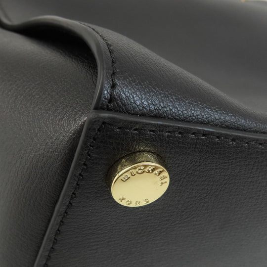 MICHAEL KORS Handbag leather black 2WAY