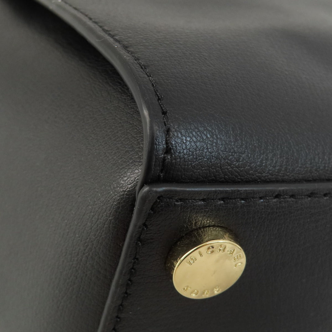 MICHAEL KORS Handbag leather black 2WAY