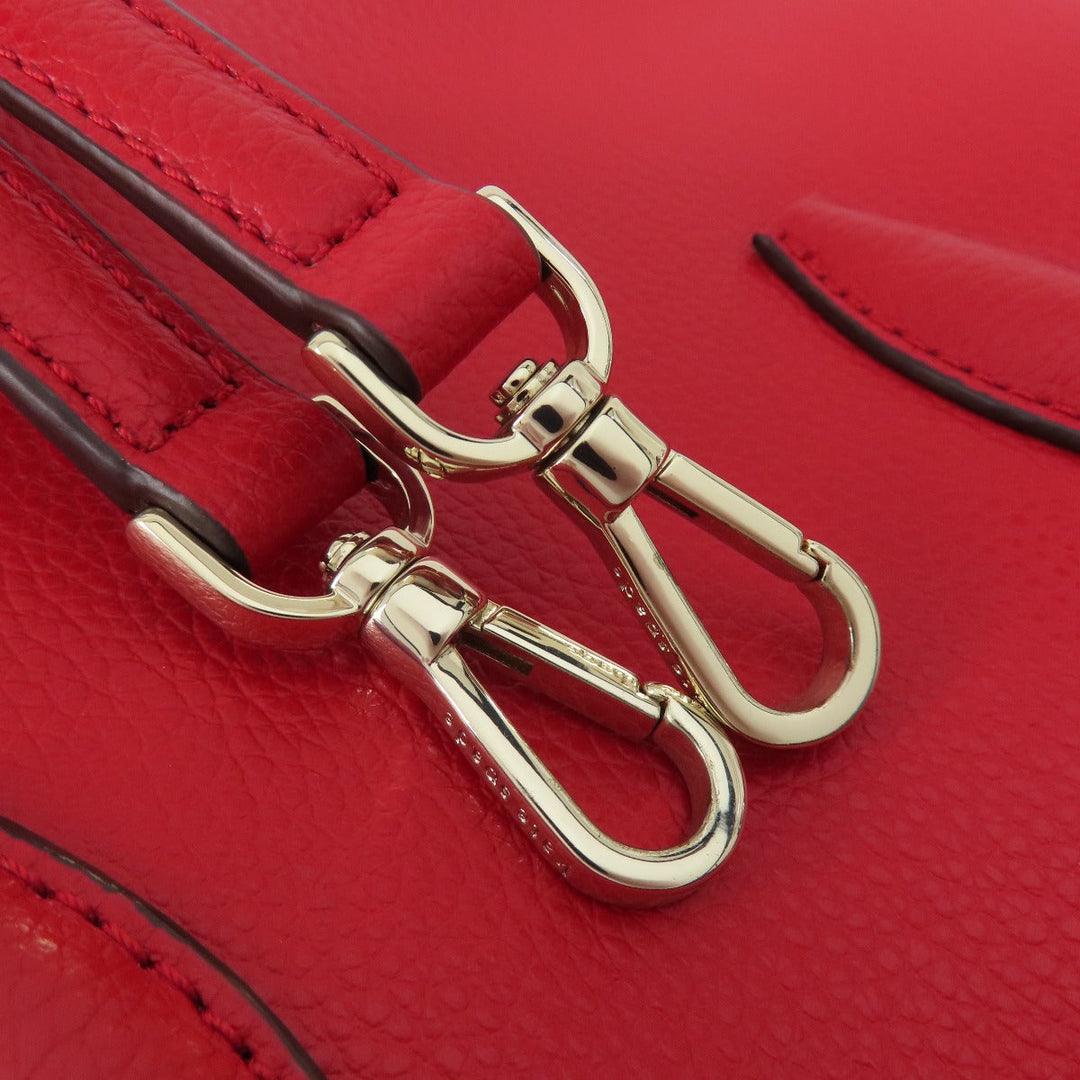 Kate Spade Handbag leather Red 2WAY Women Used Authentic