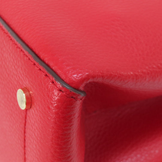 Kate Spade Handbag leather Red 2WAY Women Used Authentic