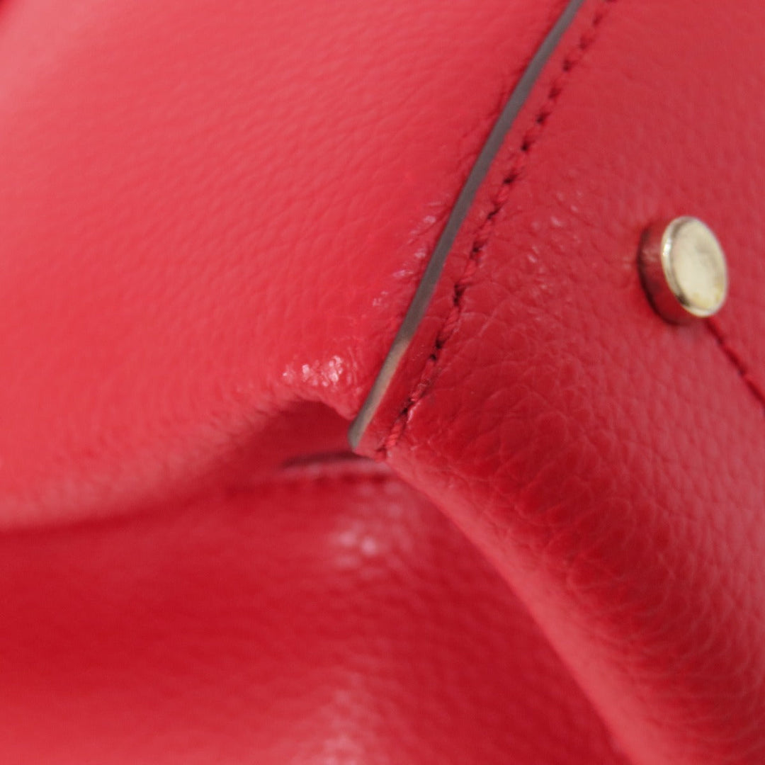 Kate Spade Handbag leather Red 2WAY Women Used Authentic