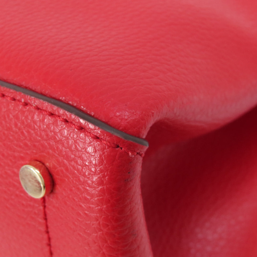 Kate Spade Handbag leather Red 2WAY Women Used Authentic