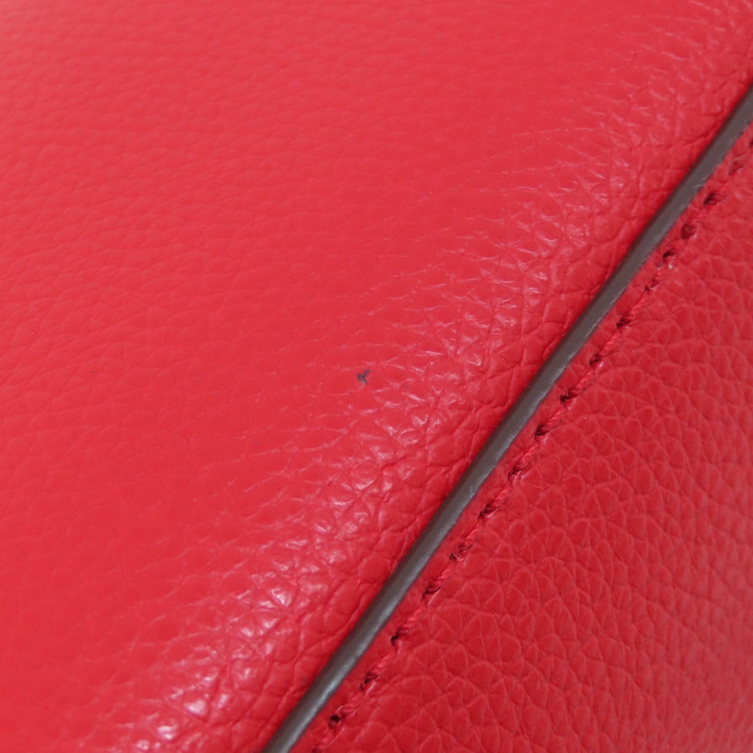 Kate Spade Handbag leather Red 2WAY Women Used Authentic