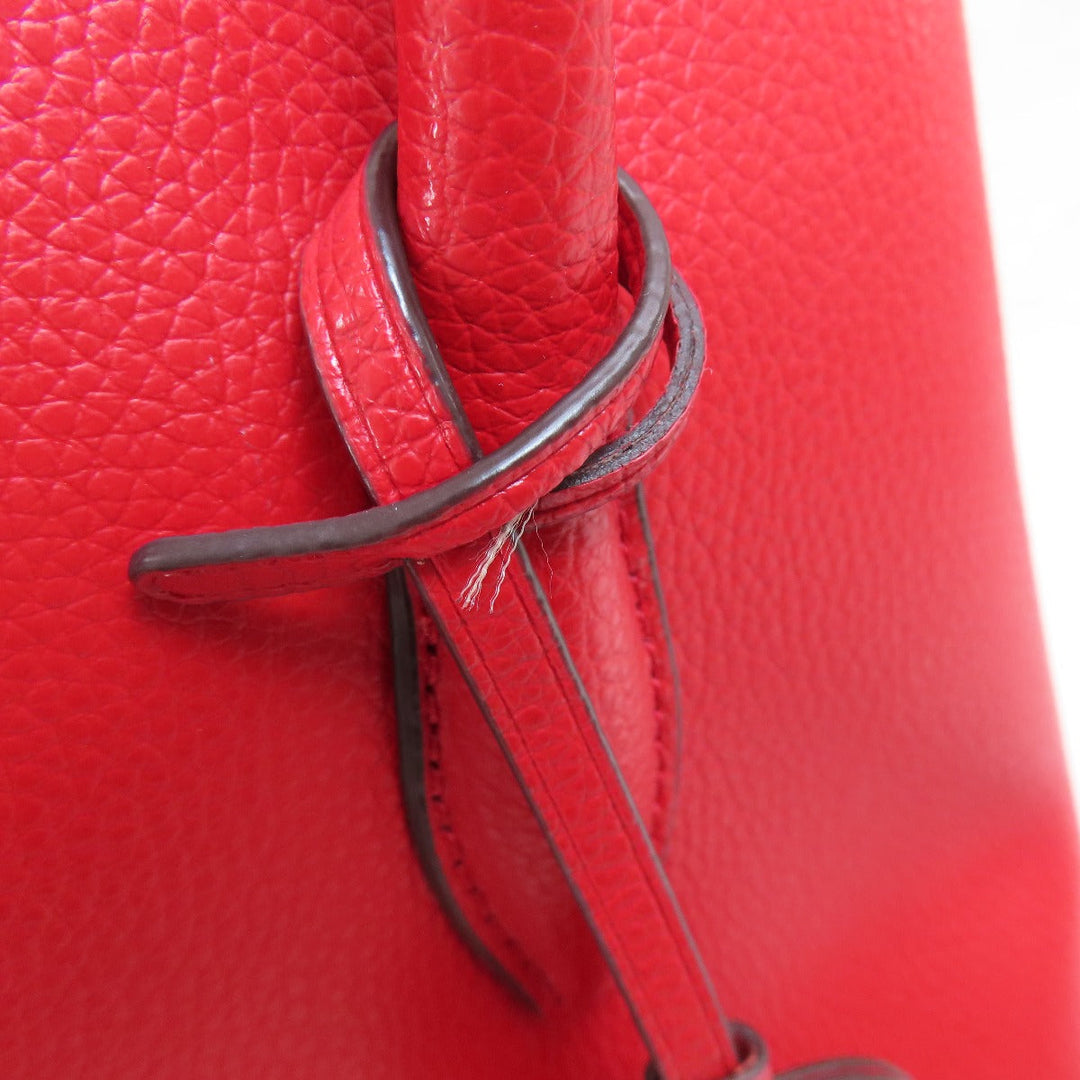 Kate Spade Handbag leather Red 2WAY Women Used Authentic