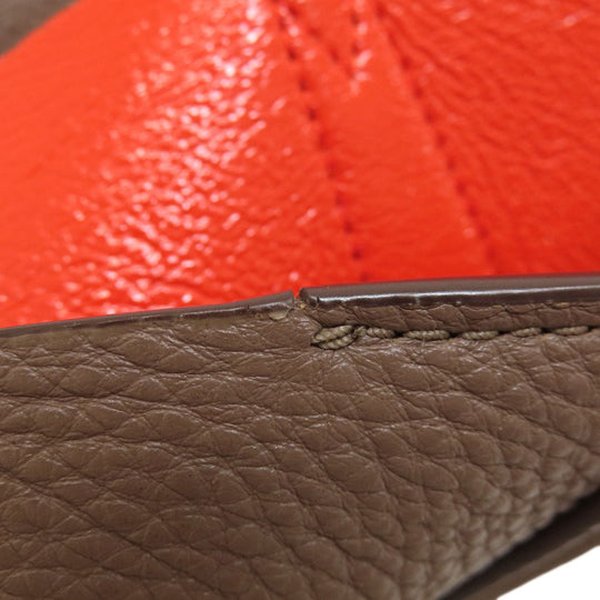 Tory Burch Tote Bag leather gray logo