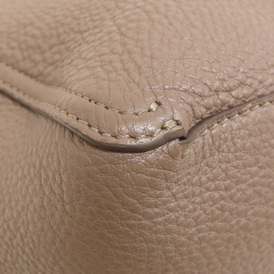 Tory Burch Tote Bag leather gray logo