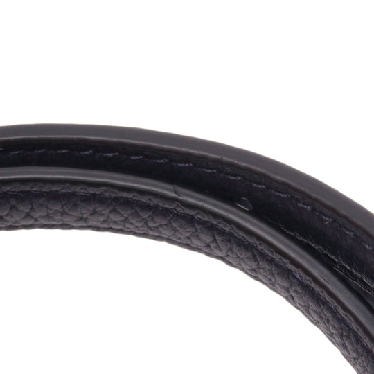 COACH Shoulder Bag 34312 leather Navy one belt 2WAY Women Used Authentic