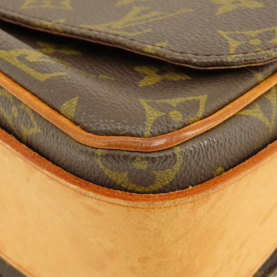 LOUIS VUITTON Shoulder Bag M51252 Monogram canvas Brown Cartouchiere monogram