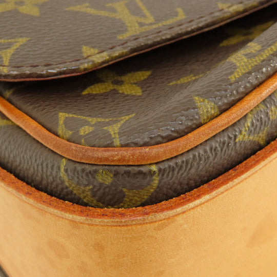 LOUIS VUITTON Shoulder Bag M51252 Monogram canvas Brown Cartouchiere monogram
