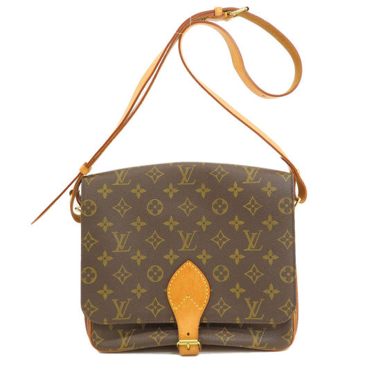 LOUIS VUITTON Shoulder Bag M51252 Monogram canvas Brown Cartouchiere monogram