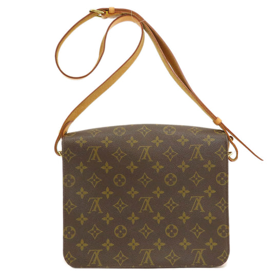 LOUIS VUITTON Shoulder Bag M51252 Monogram canvas Brown Cartouchiere monogram