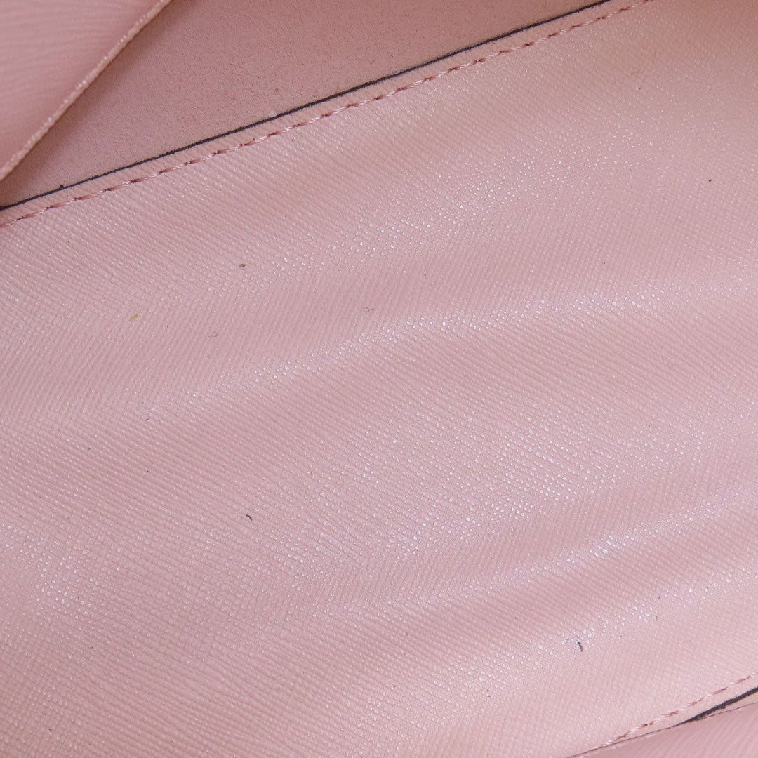 MICHAEL KORS Handbag PVC pink logo Women Used Authentic