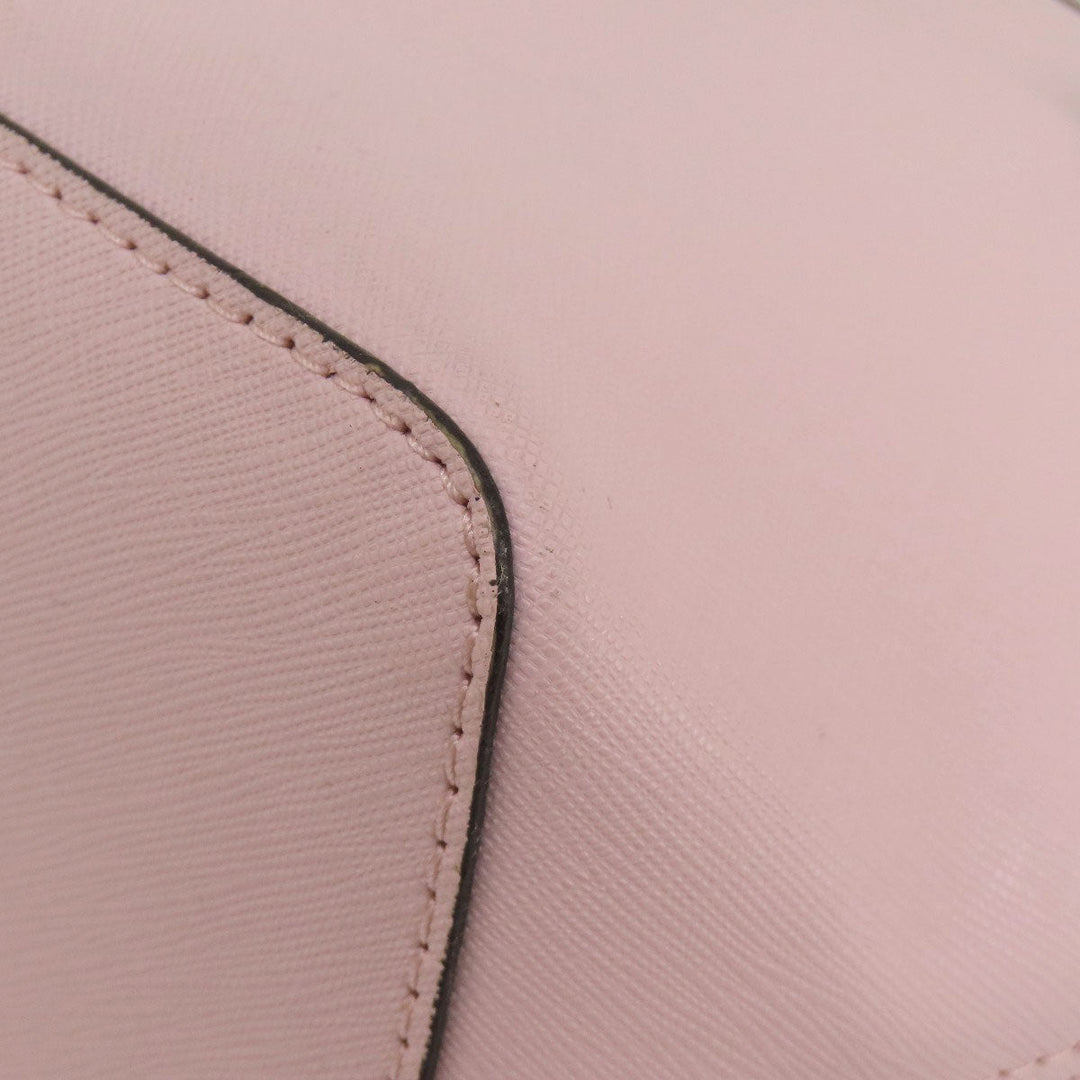 MICHAEL KORS Handbag PVC pink logo Women Used Authentic