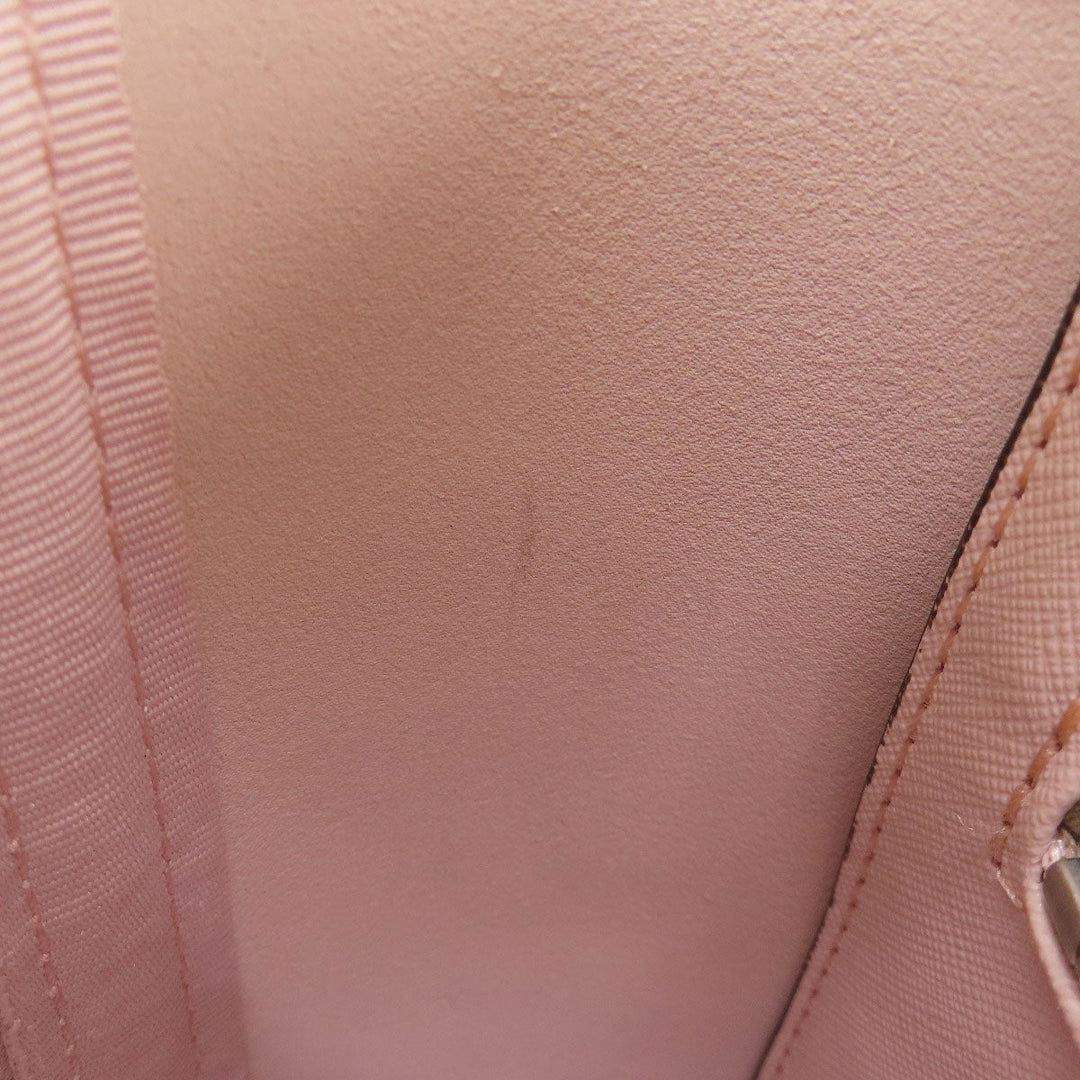 MICHAEL KORS Handbag PVC pink logo Women Used Authentic