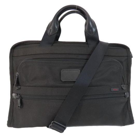 TUMI Business bag Nylon canvas black logo 2WAY