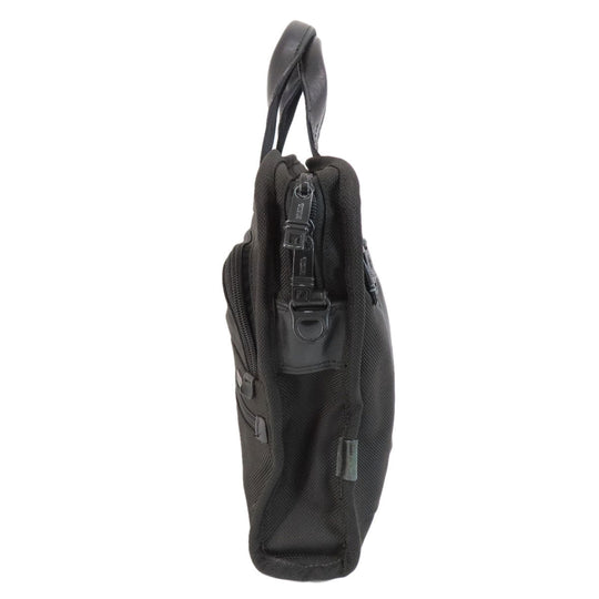TUMI Business bag Nylon canvas black logo 2WAY