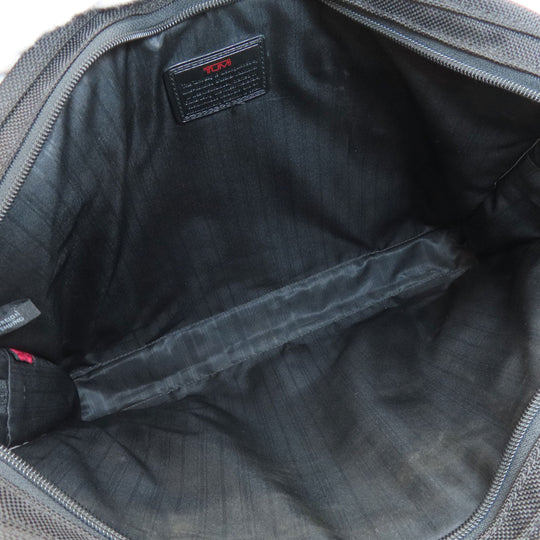 TUMI Business bag Nylon canvas black logo 2WAY