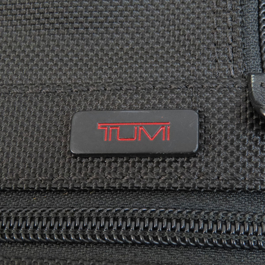 TUMI Business bag Nylon canvas black logo 2WAY