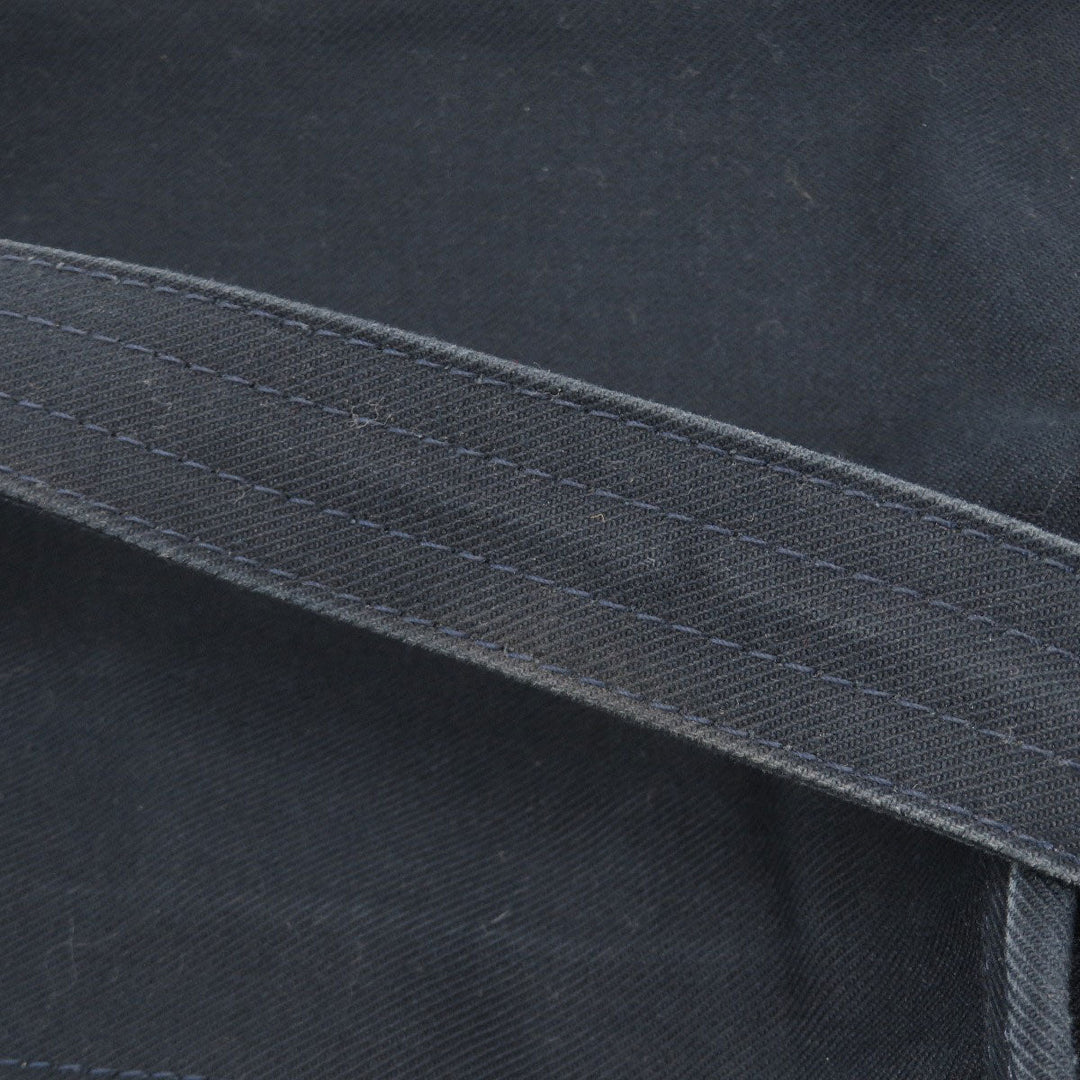PORTER Shoulder Bag canvas Navy logo Women Used Authentic