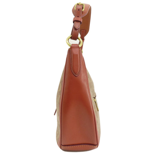 COACH Handbag 38580 PVC Brown Sutton Hobo Signature 2WAY Women Used Authentic