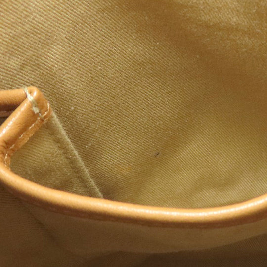 MCM Tote Bag PVC Brown 2WAY Women Used Authentic